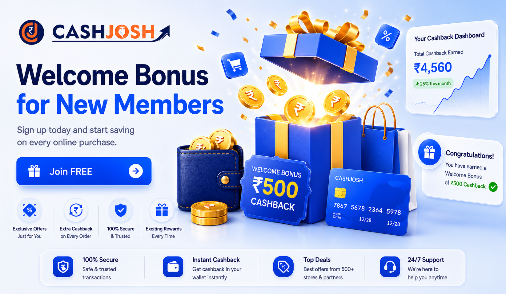 Welcome Bonus for New Members
